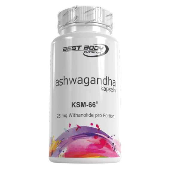 Best Body Ashwagandha KSM-66 - 60 kapslí