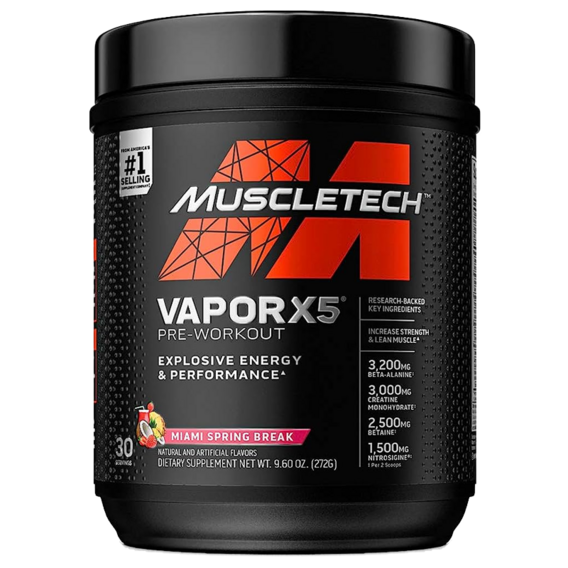 MuscleTech Vapor X5 Next Gen Pre-workout 232 g - ovocný punč