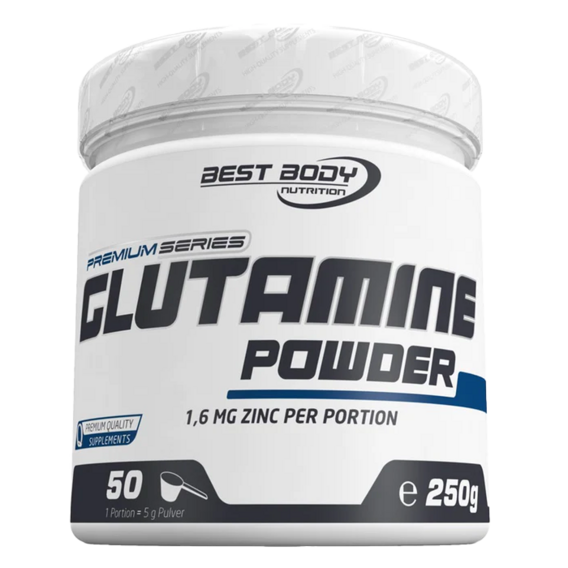 Best Body L-Glutamine powder 250 g - bez příchutě