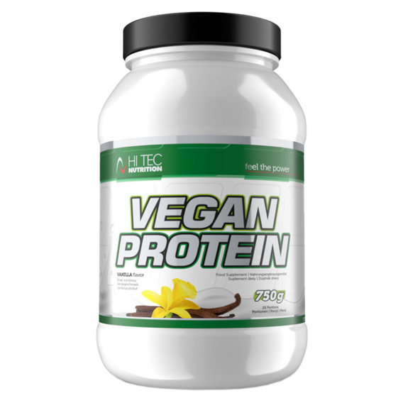 HiTec Vegan protein 750 g - čokoláda