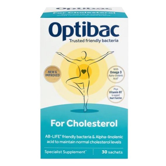 Optibac For Cholesterol 30 x 4,5 g - vanilka