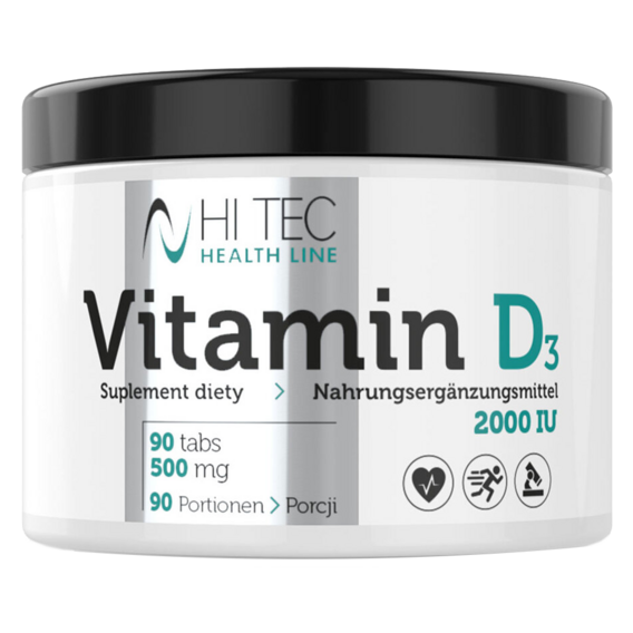 HiTec Vitamin D3 2000 IU - 90 tablet