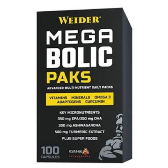 Weider Mega Bolic Paks - 100 kapslí