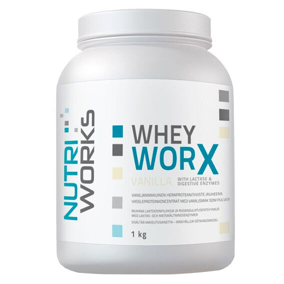 NutriWorks Whey Worx 1000 g - vanilka