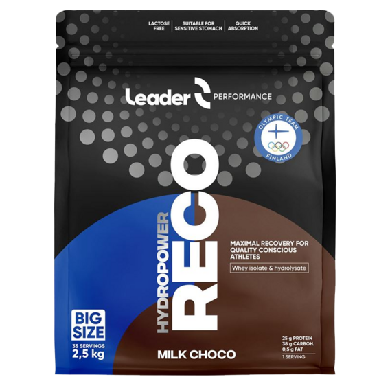 Leader Reco Hydropower 2500 g - čokoláda