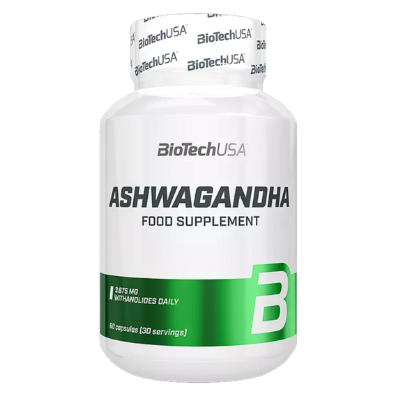 BiotechUSA Ashwagandha - 60 kapslí