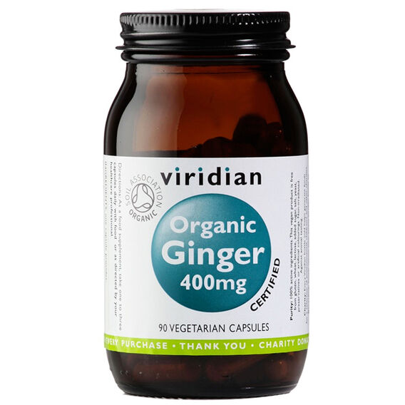 Viridian Organic Ginger - 90 kapslí