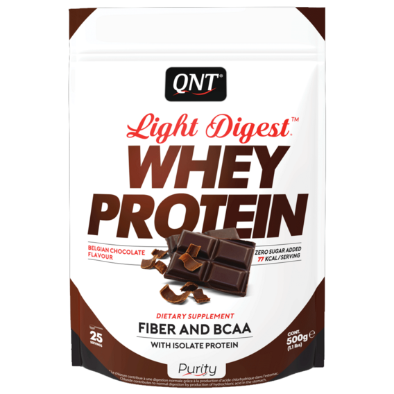QNT Light Digest Whey Protein 500 g - bílá čokoláda