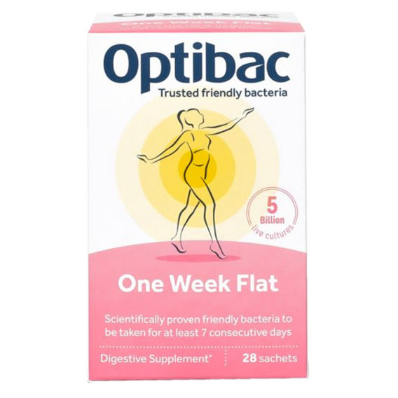 Optibac One Week Flat 28 x 1,5 g - bez příchutě