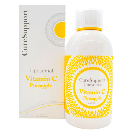 CureSupport Liposomal Vitamin C 500mg 250ml - ananas
