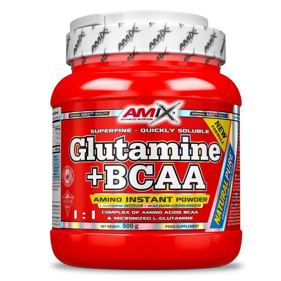 Amix Glutamine + BCAA prášek 300 g - cola