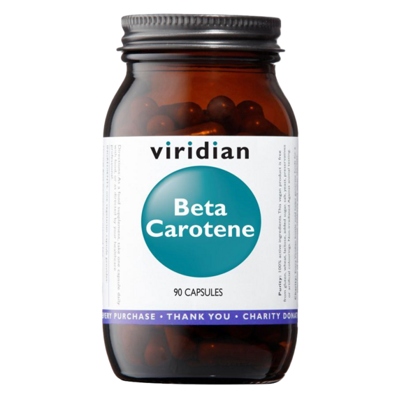 Viridian Beta Carotene - 90 kapslí