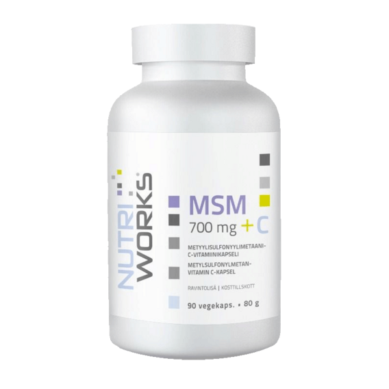 NutriWorks MSM 700mg + C