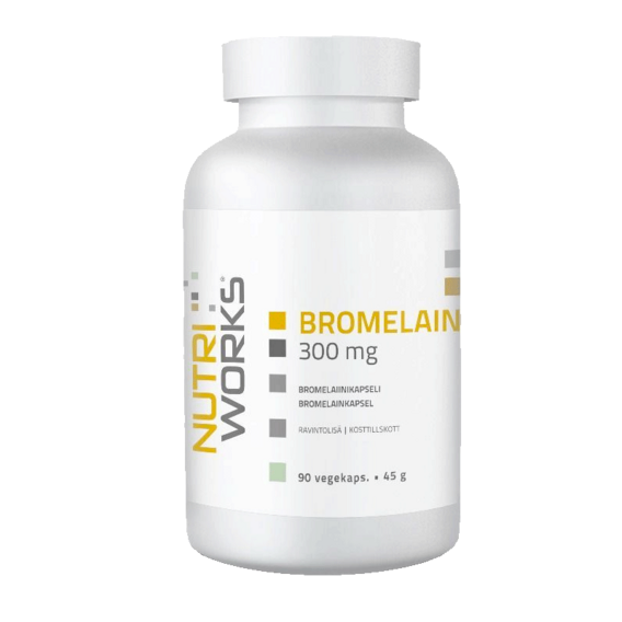 NutriWorks Bromelain 300mg