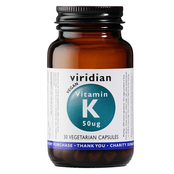 Viridian Vitamin K - 30 kapslí