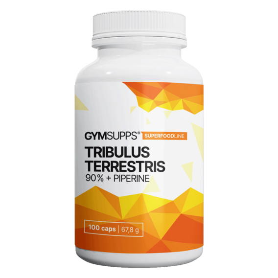 GymSupps Tribulus Terrestris 90% + Piperine - 100 kapslí