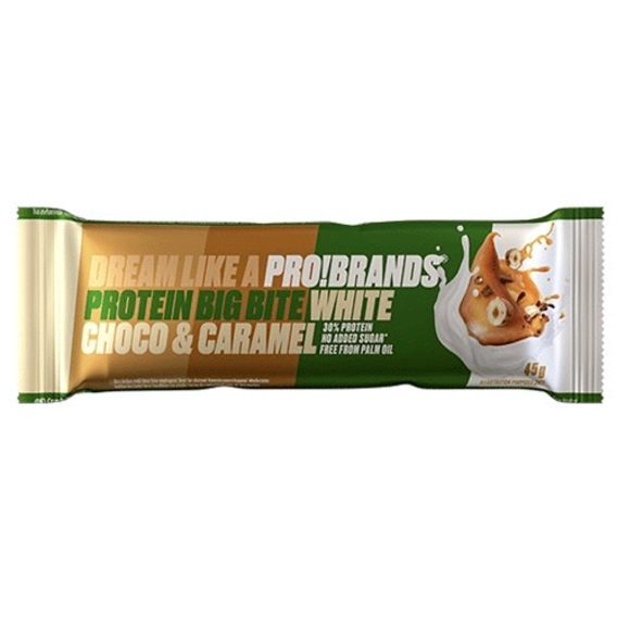 ProBrands Big Bite Protein Bar 45 g - arašídy, karamel
