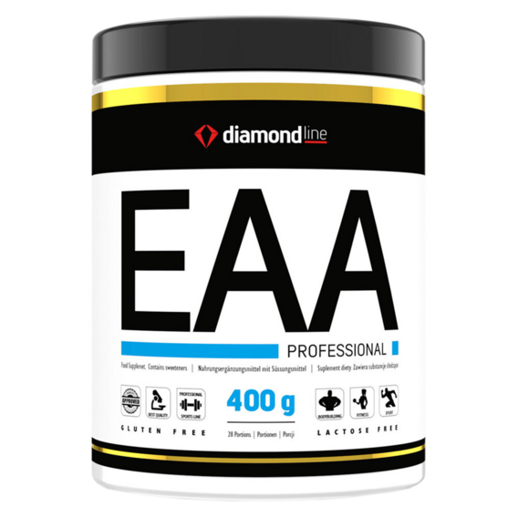 HiTec Diamond line EAA powder 400 g - pomeranč
