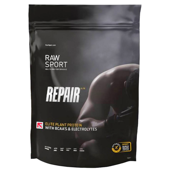 Raw Sport Elite Repair Plant Protein 1000 g - čokoláda, brownie