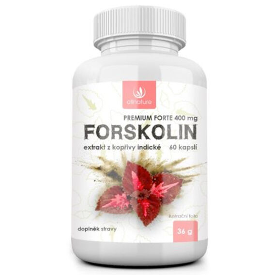 Allnature Forskolin Premium forte 400 mg - 60 kapslí