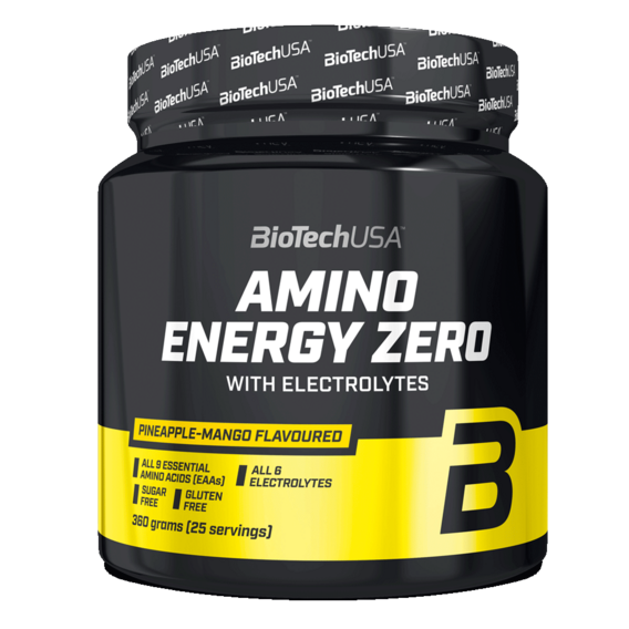 BiotechUSA Amino Energy Zero s elektrolyty 360 g - broskvový čaj