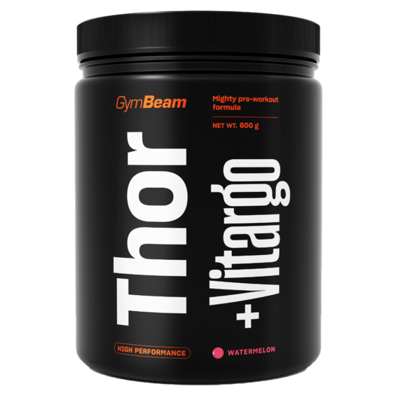 GymBeam Předtréninkový stimulant Thor Fuel + Vitargo 600 g - vodní meloun
