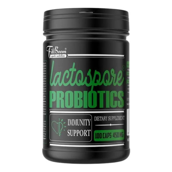 FitBoom LactoSpore Probiotics - 100 kapslí
