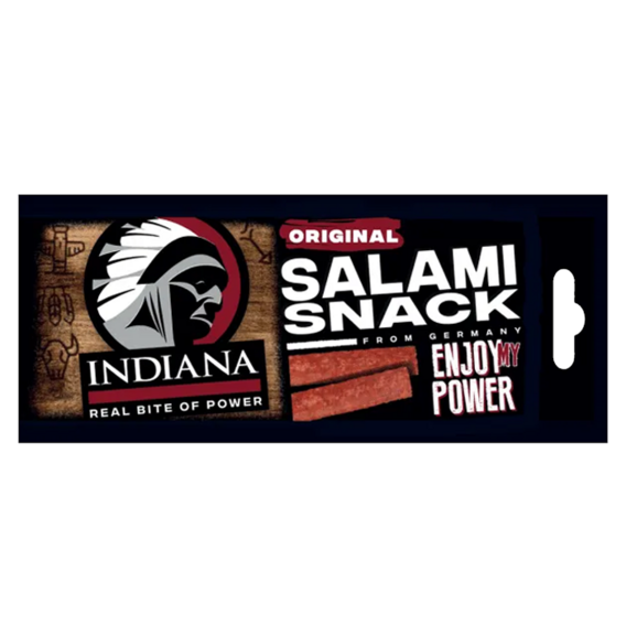 Indiana Jerky Salami Snack 18 g - bez příchutě