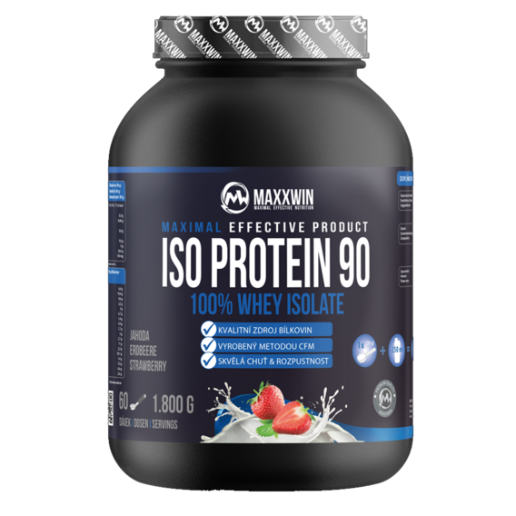 MAXXWIN ISO Protein 90 1800 g - jahoda
