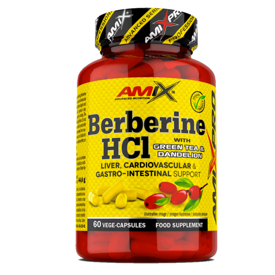 Amix Berberine HCl + GreenTea & Dandelion