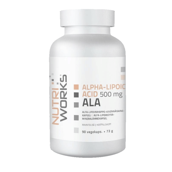 NutriWorks Alpha Lipoic Acid 500mg